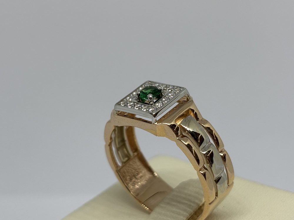 ПЕЧАТКА С КАМНЯМИ (Au 585)