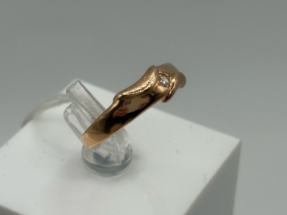 КОЛКМ585 КОЛЬЦО С КАМНЕМ (Au 585)