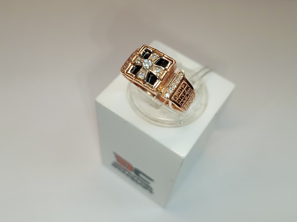 ПЕЧАТКА С КАМНЯМИ (Au 585)