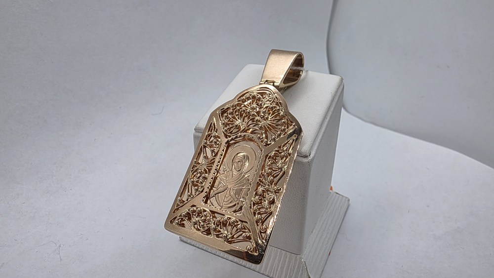 ПОДИБК585 ПОДВЕСКА ИКОНА БЕЗ КАМНЯ (Au 585)