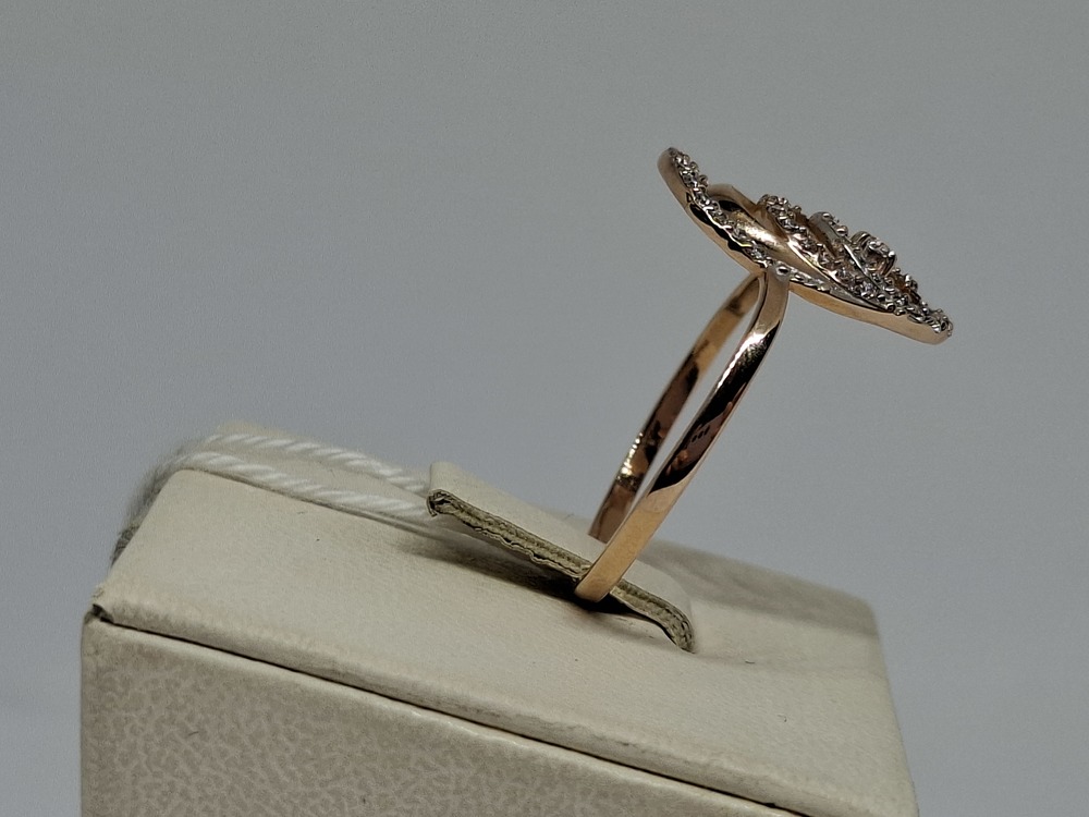 КОЛКМИ585 КОЛЬЦО С КАМНЯМИ (Au 585)