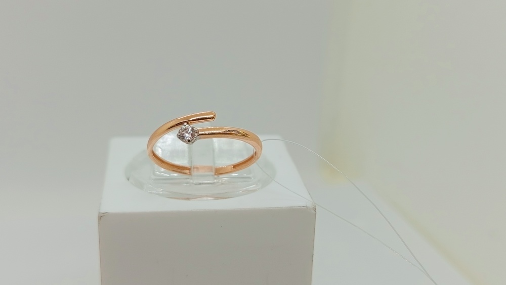 КОЛЬЦО С КАМНЕМ (Au 585)