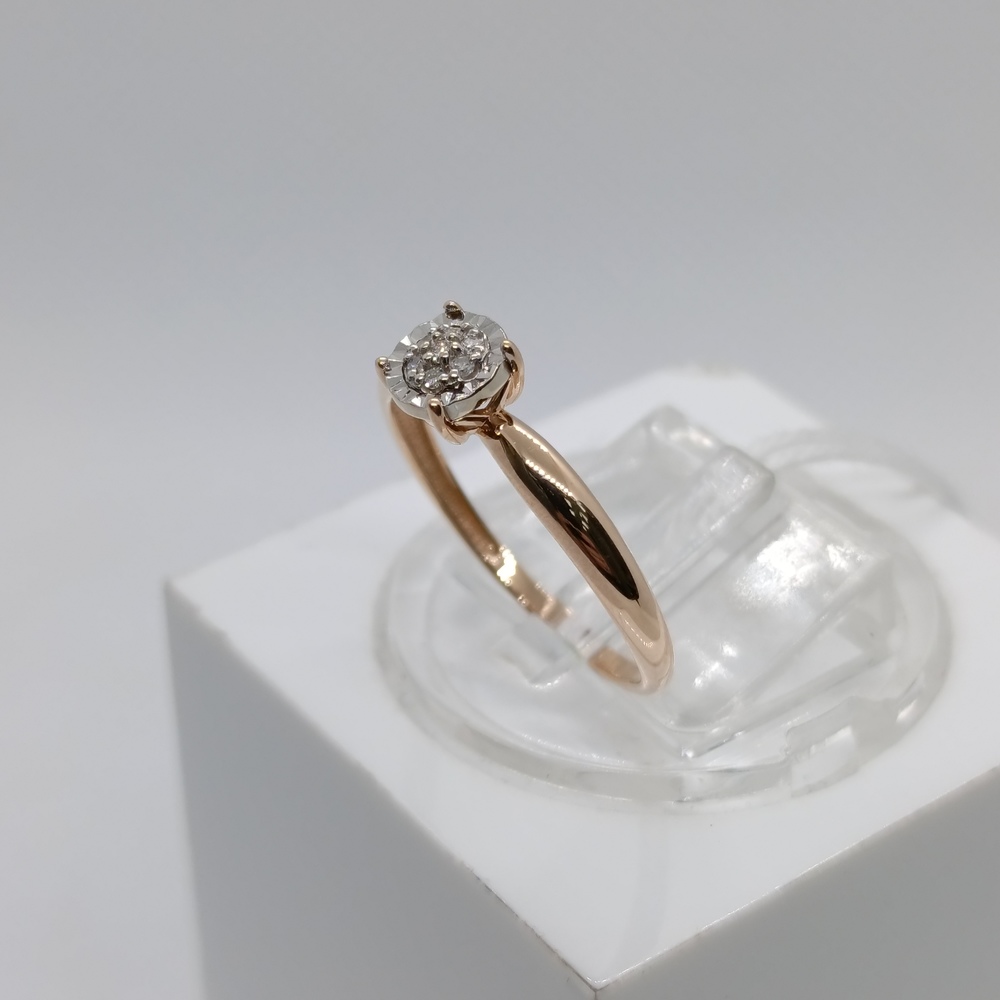 КОЛЬЦО БРИЛЛИАНТ Au 585