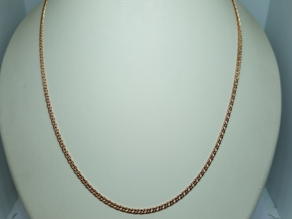 ЦЕПЬ ПОЛНОВЕСНАЯ Ромб двойной (Au 585)