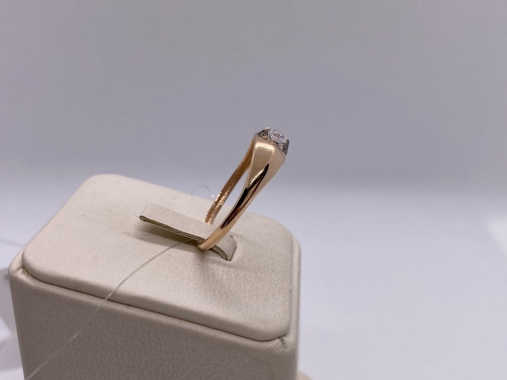 КОЛЬЦО С КАМНЕМ (Au 585)