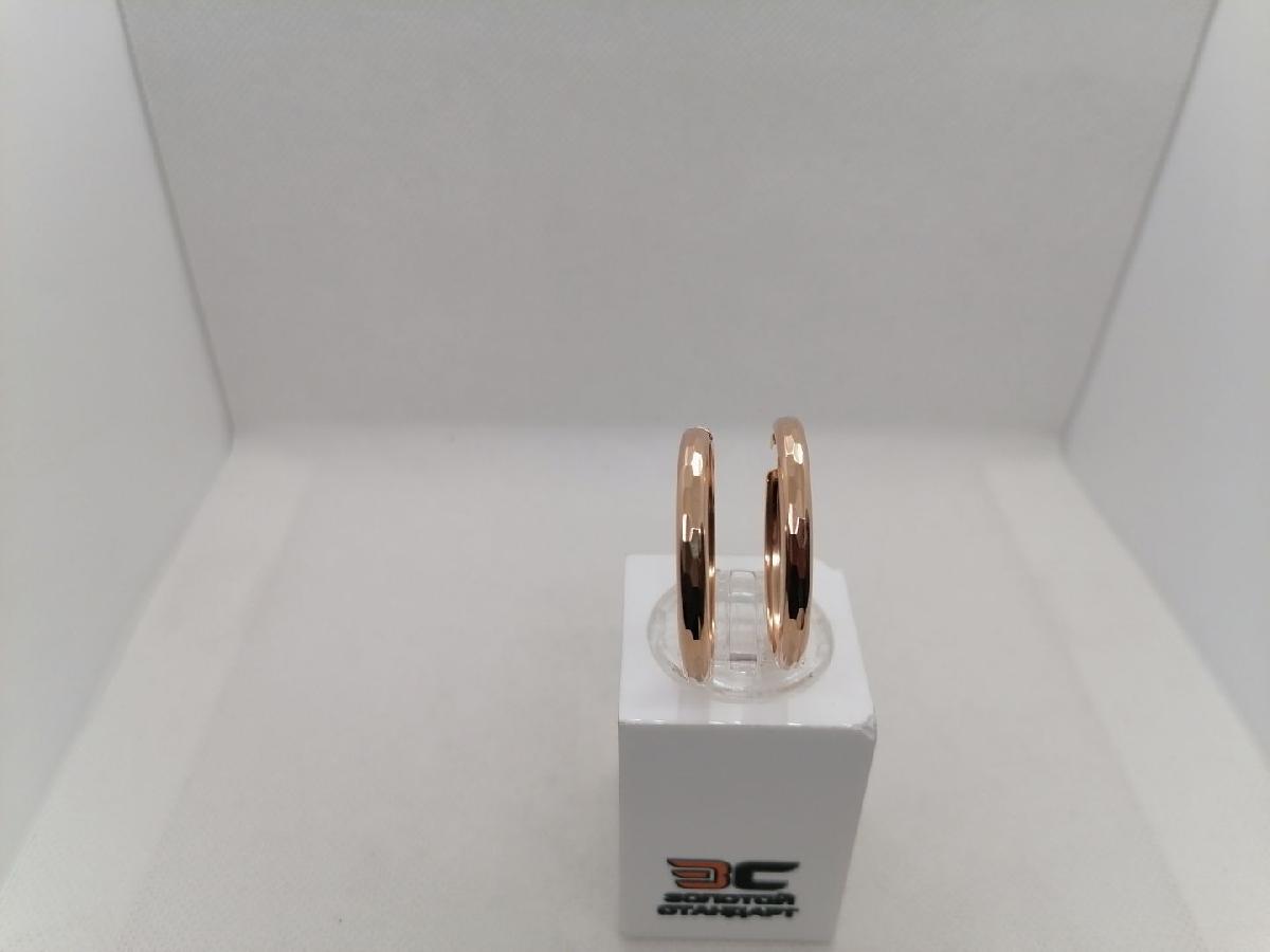 СКОН585 СЕРЬГИ КОНГО (Au 585)