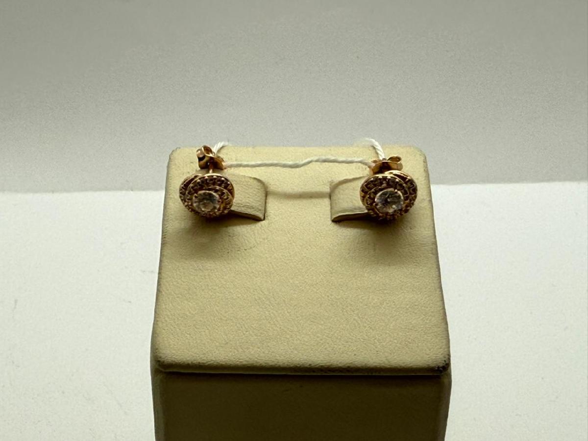 СПУС585 СЕРЬГИ ПУСЕТЫ (Au 585)