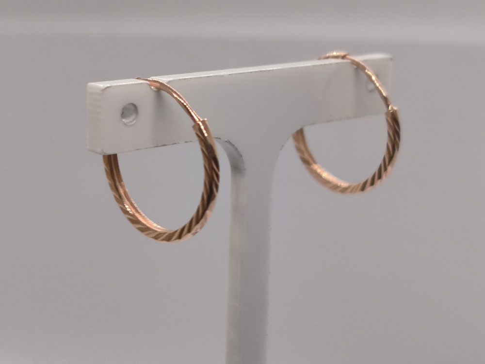 СКОН585 СЕРЬГИ КОНГО (Au 585)