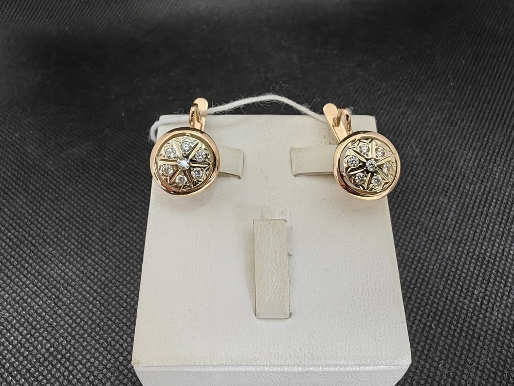 СЕРЬГИ БРИЛЛИАНТ (Au 585)