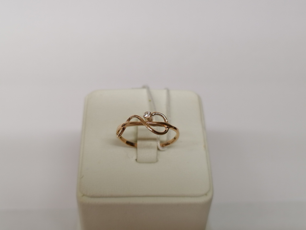 КОЛКМ585 КОЛЬЦО С КАМНЕМ (Au 585)