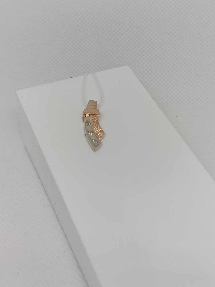 ПОДКМИ585 ПОДВЕСКА С КАМНЯМИ (Au 585)