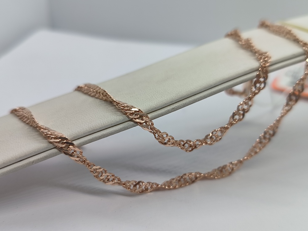 ЦПСИ585 ЦЕПЬ ПУСТОТЕЛАЯ Сингапур (Au 585)