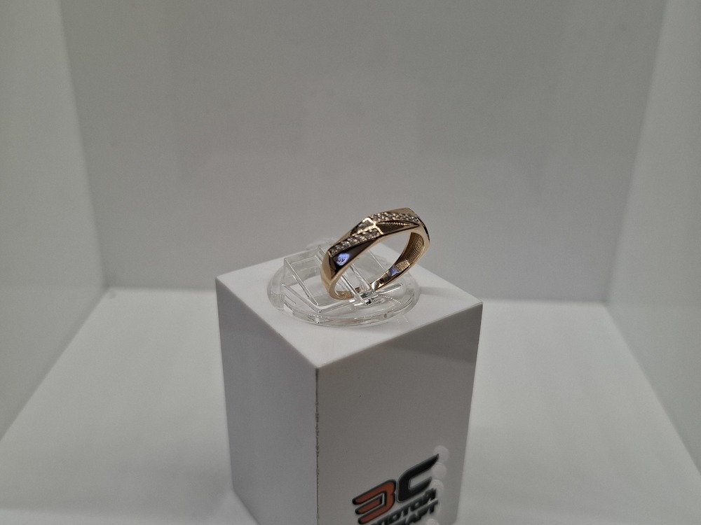 КОЛКМИ585 КОЛЬЦО С КАМНЯМИ (Au 585)