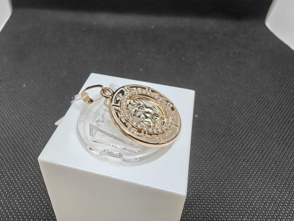 КрСВП/стр/Ф ПОДВЕСКА ЗНАК ЗОДИАКА СТРЕЛЕЦ (Au 585)