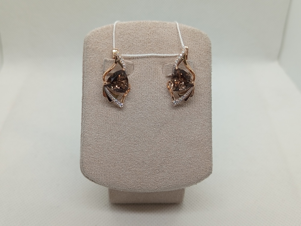 СЕРЬГИ С КАМНЯМИ (Au 585)