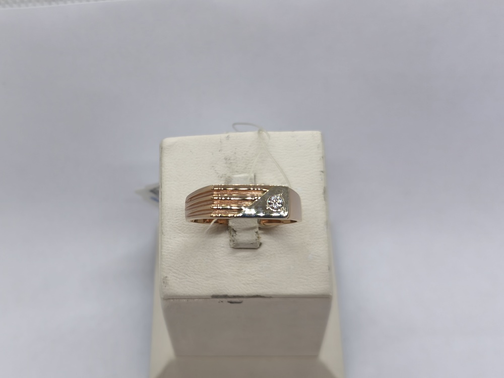 КОЛЬЦО ПЕЧАТКА с камнем (Au 585)