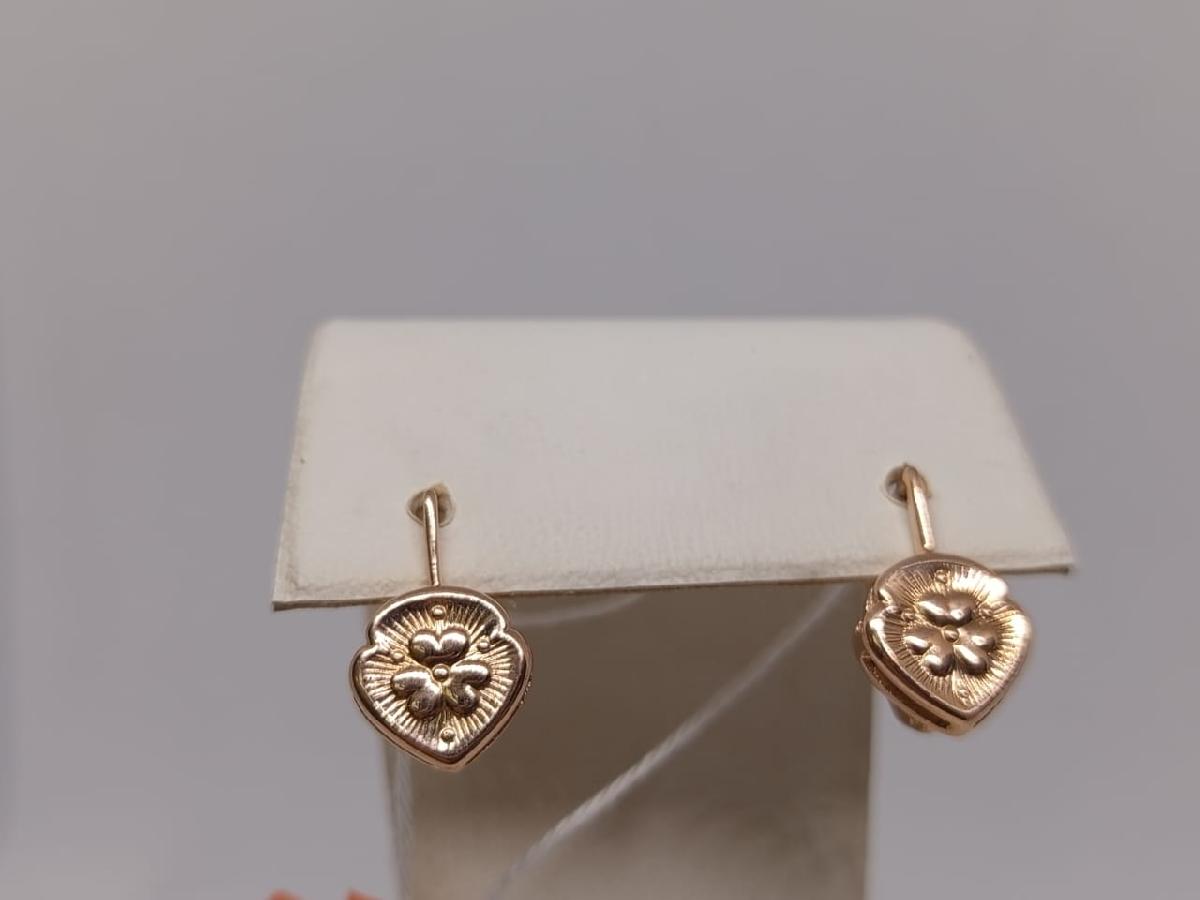 СЕРЬГИ БЕЗ КАМНЯ (Au 583)