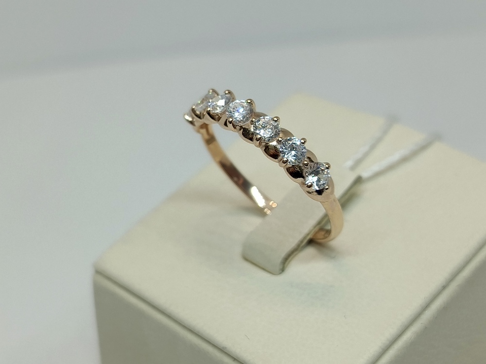 КОЛКМИ585 КОЛЬЦО С КАМНЯМИ (Au 585)
