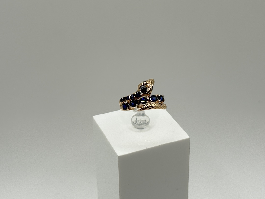 КОЛКМИ585 КОЛЬЦО С КАМНЯМИ (Au 585)