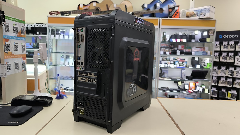 Системный блок Aero Cool; Core i3-8100, GeForce GTX 1060 6GB, 16 Гб, 256 Гб, 1 Tb