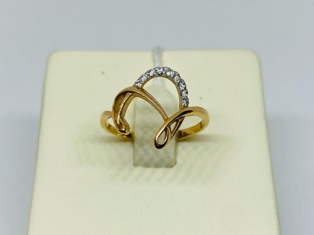 КОЛКМИ585 КОЛЬЦО С КАМНЯМИ (Au 585)