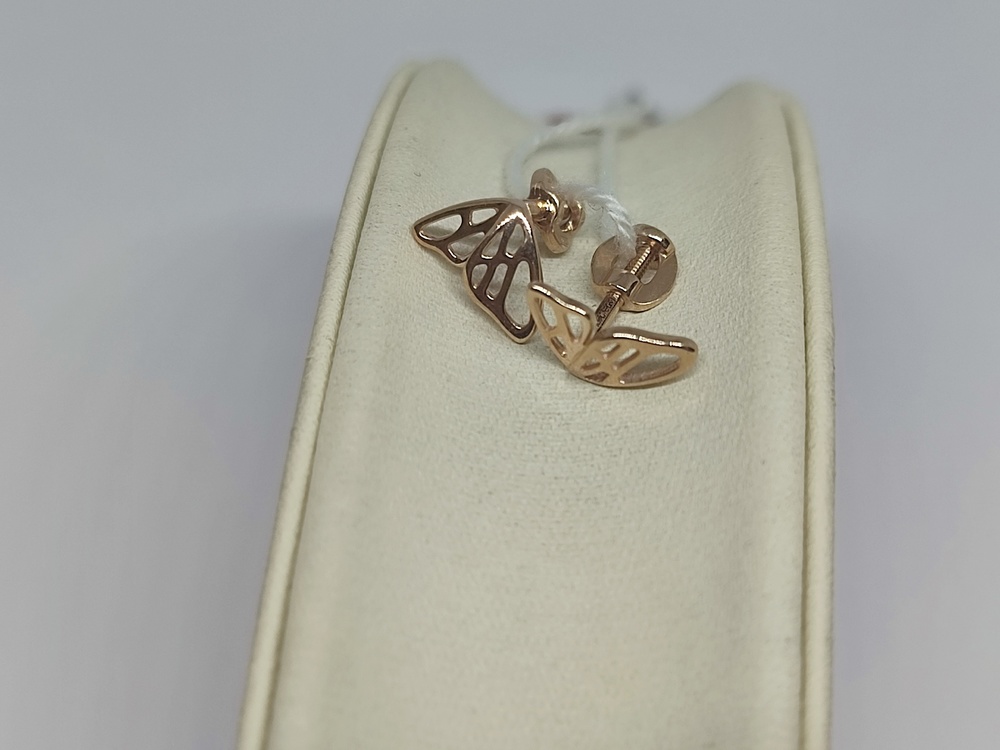 СПУС585 СЕРЬГИ ПУСЕТЫ (Au 585)