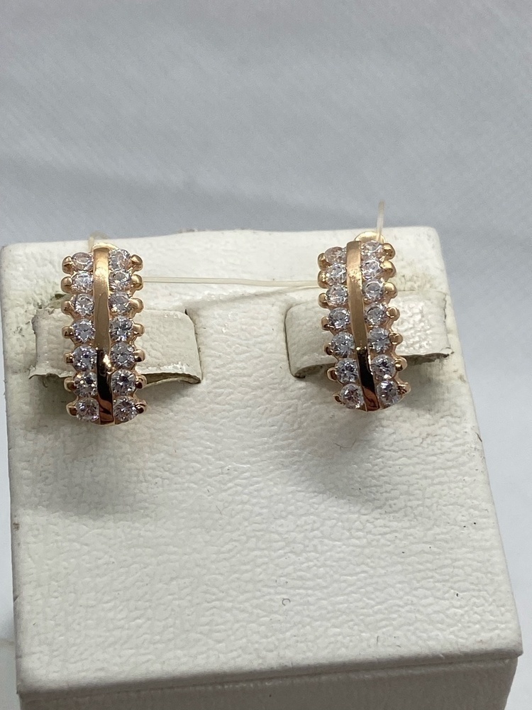 СЕРЬГИ С КАМНЯМИ (Au 585)