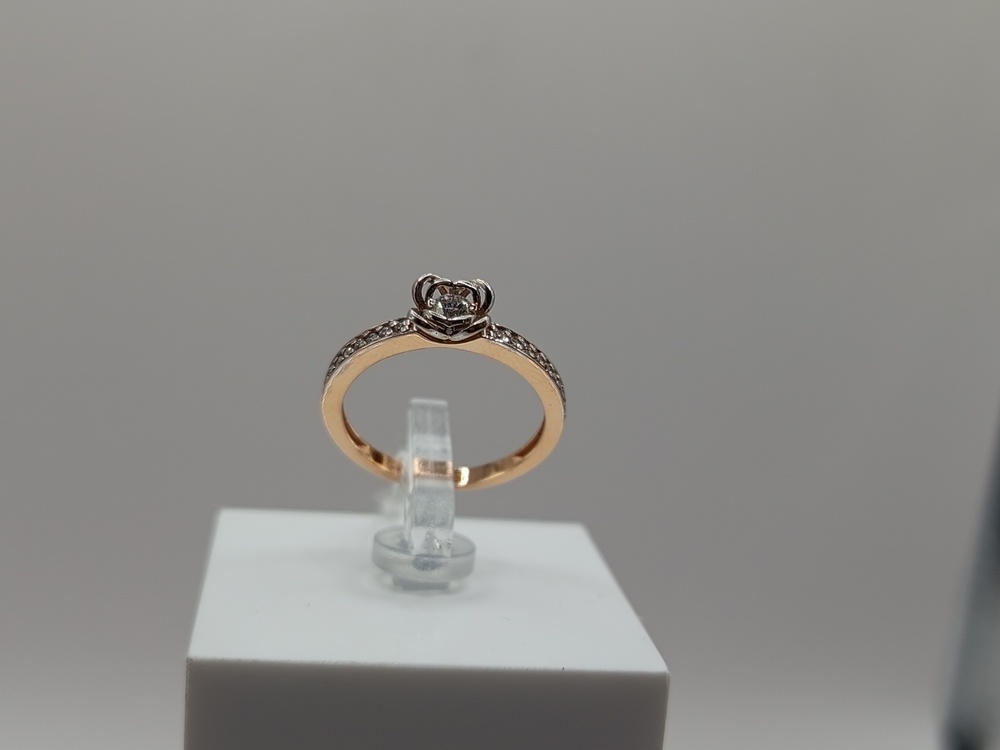 КОЛЬЦО БРИЛЛИАНТ Au 585