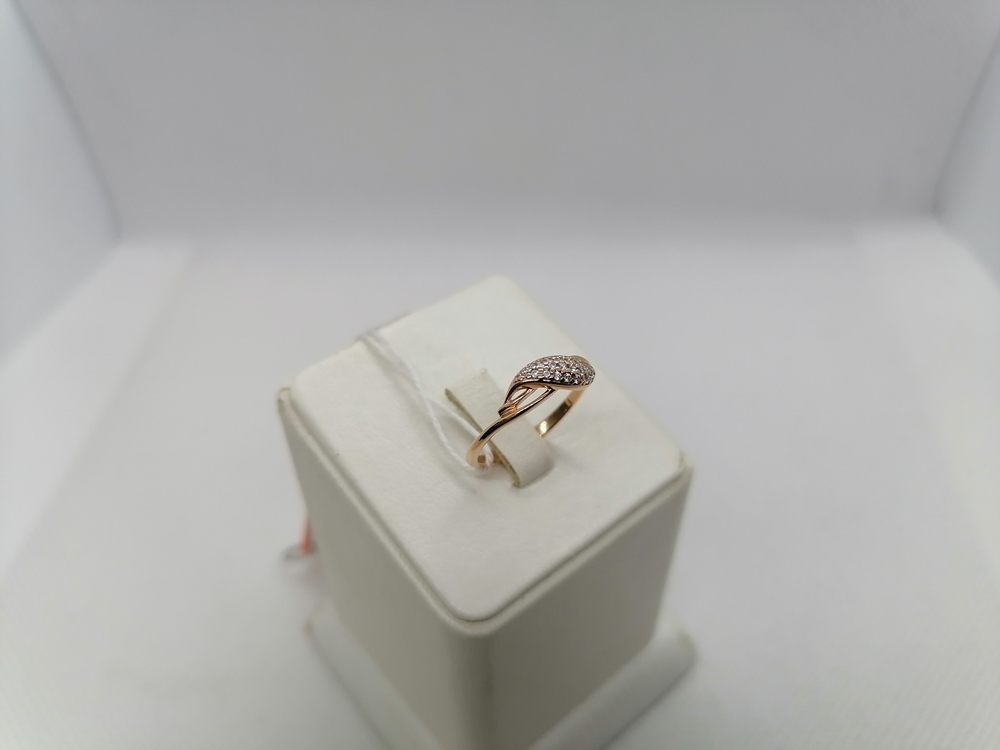 КОЛКМИ585 КОЛЬЦО С КАМНЯМИ (Au 585)