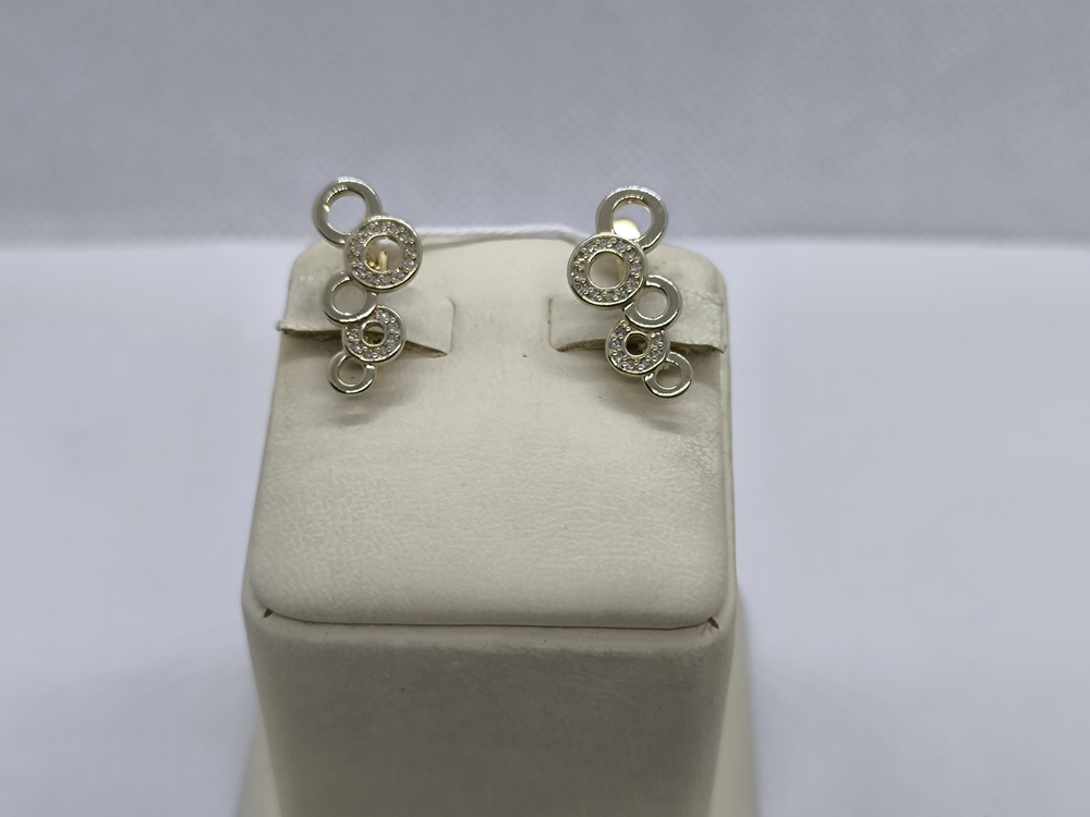 СЕРЬГИ С КАМНЯМИ (Au 585)