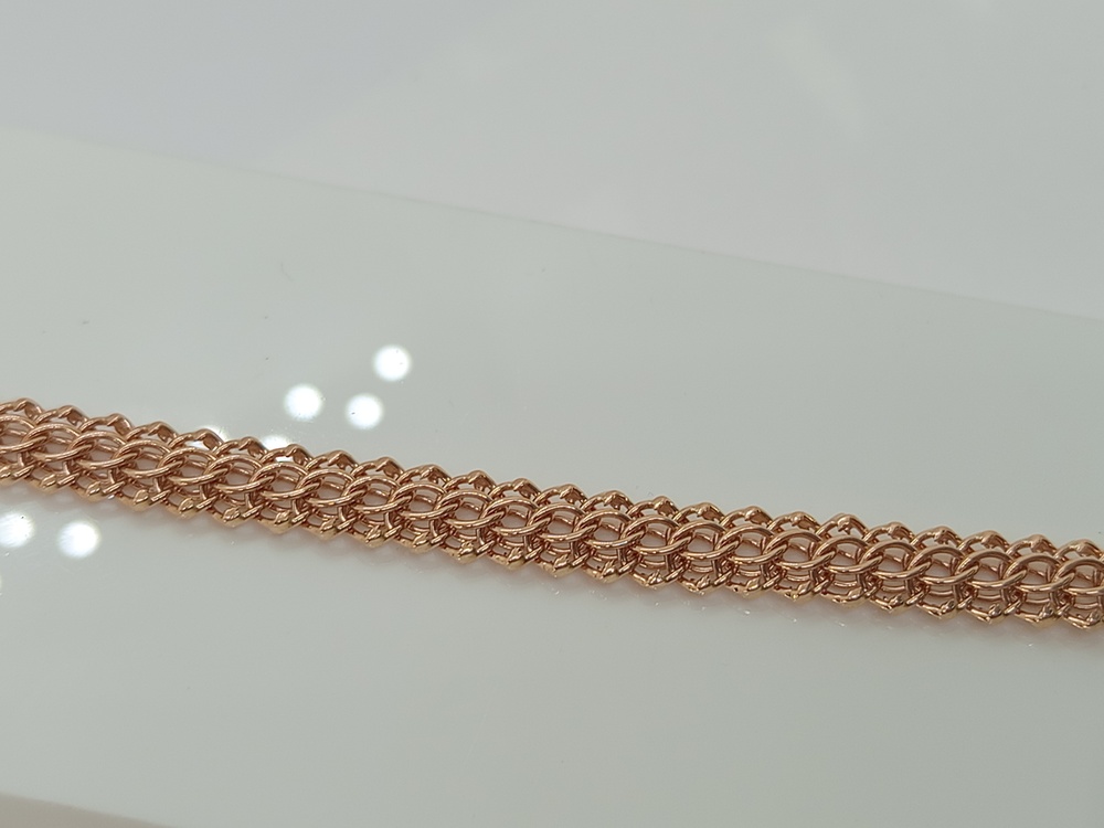 БРАСЛЕТ ПУСТОТЕЛЫЙ Итальянка (Au 585)