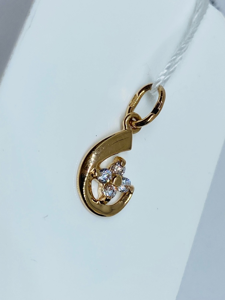 ПОДКМИ585 ПОДВЕСКА С КАМНЯМИ (Au 585)