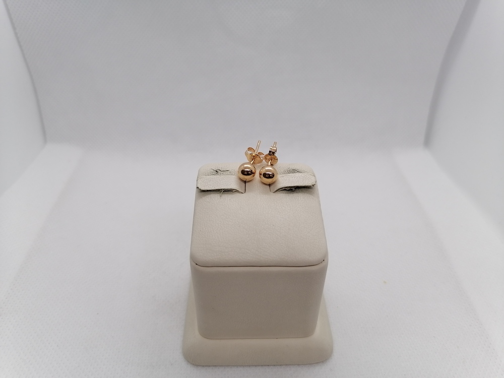 СЕРЬГИ ПУСЕТЫ без камня (Au 585)