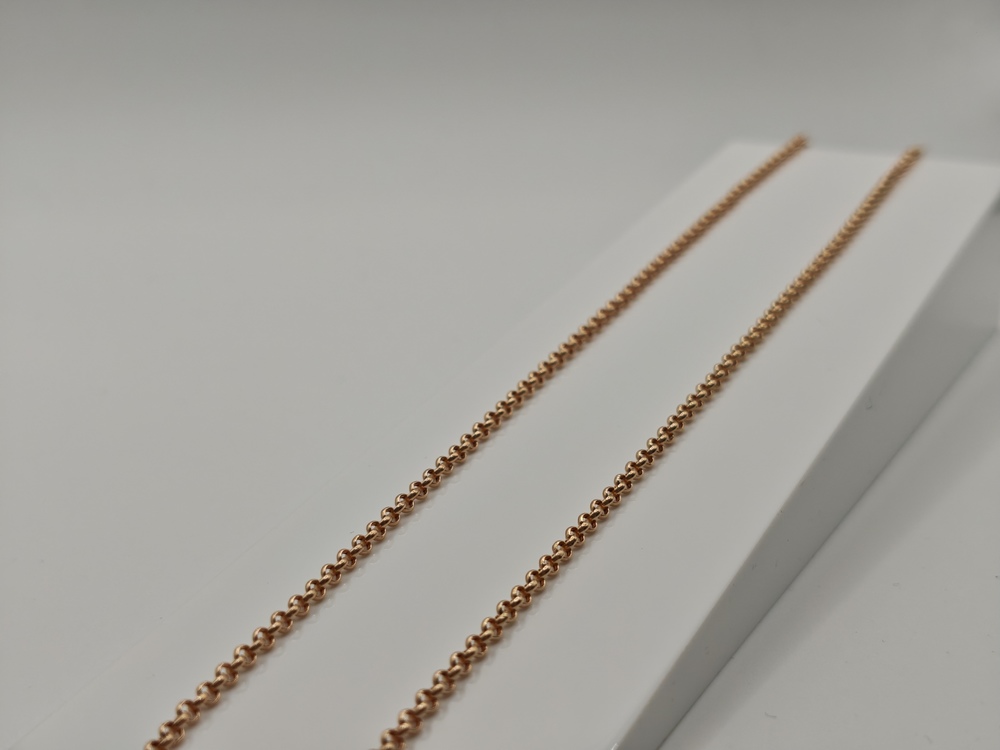 8080280П-55 ЦЕПЬ ПУСТОТЕЛАЯ Шопард(бельцер) (Au 585)