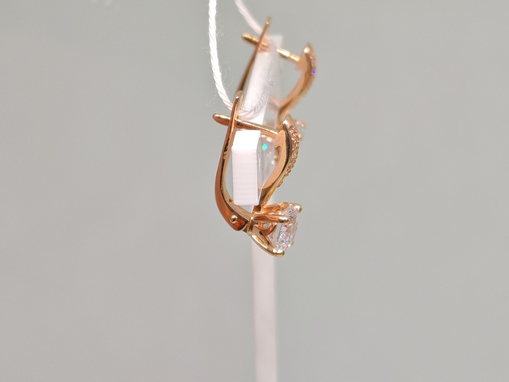 СЕРЬГИ С КАМНЯМИ (Au 585)