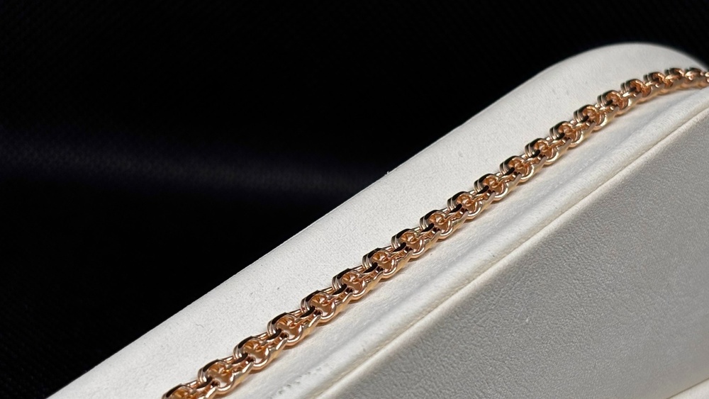 БЛБ585 БРАСЛЕТ ПОЛНОВЕСНЫЙ Бисмарк (Au 585)