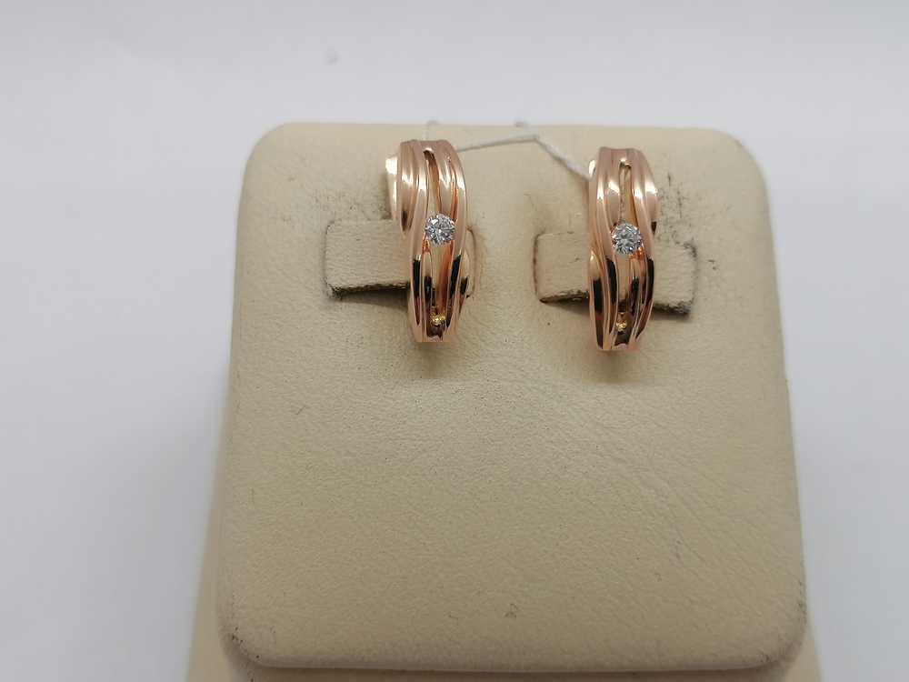 СЕРЬГИ БРИЛЛИАНТ (Au 585)