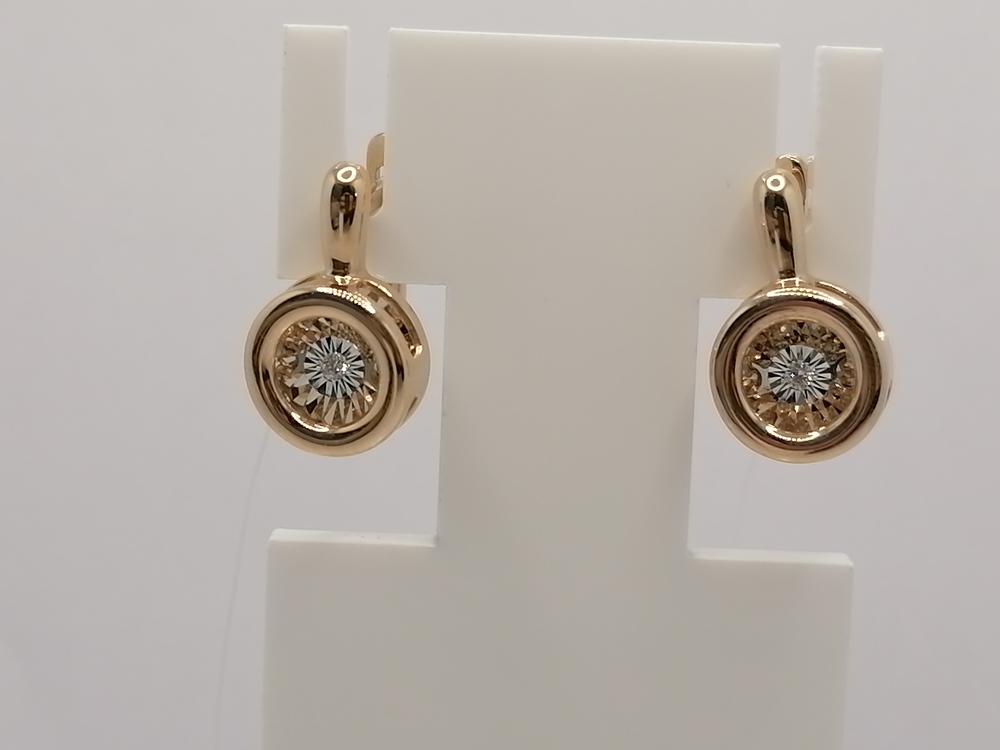 СЕРЬГИ БРИЛЛИАНТ (Au 585)