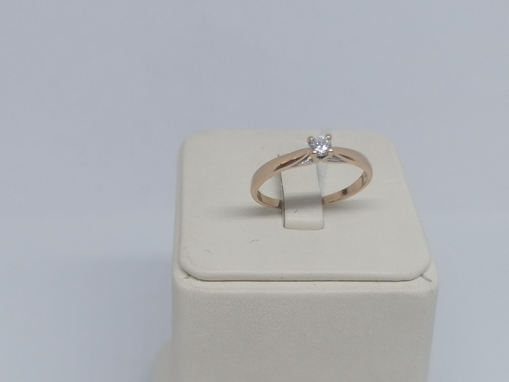 КОЛЬЦО С КАМНЕМ (Au 585)