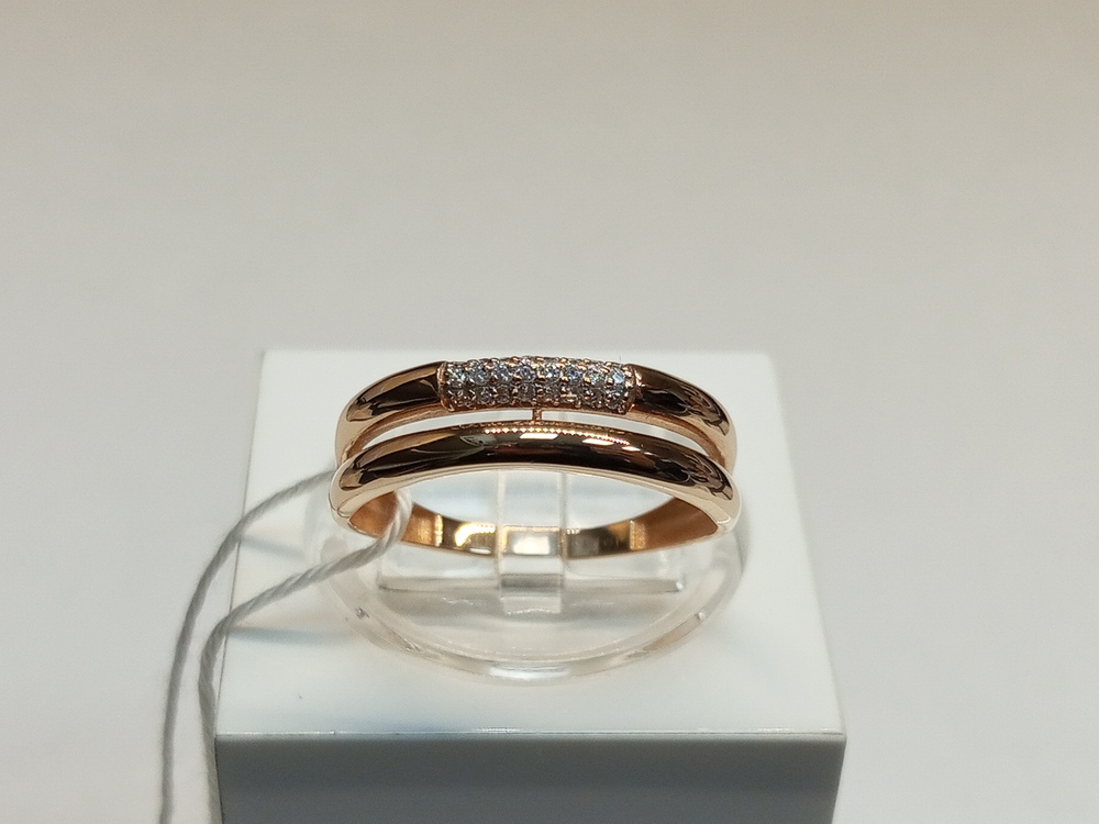 КОЛКМИ585 КОЛЬЦО С КАМНЯМИ (Au 585)