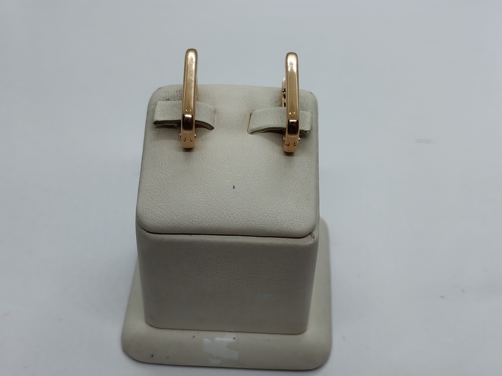 СЕРЬГИ БЕЗ КАМНЯ (Au 585)