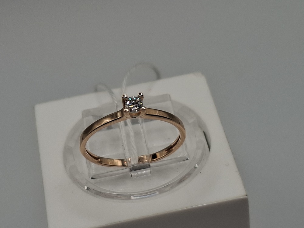 КОЛКМ585 КОЛЬЦО С КАМНЕМ (Au 585)