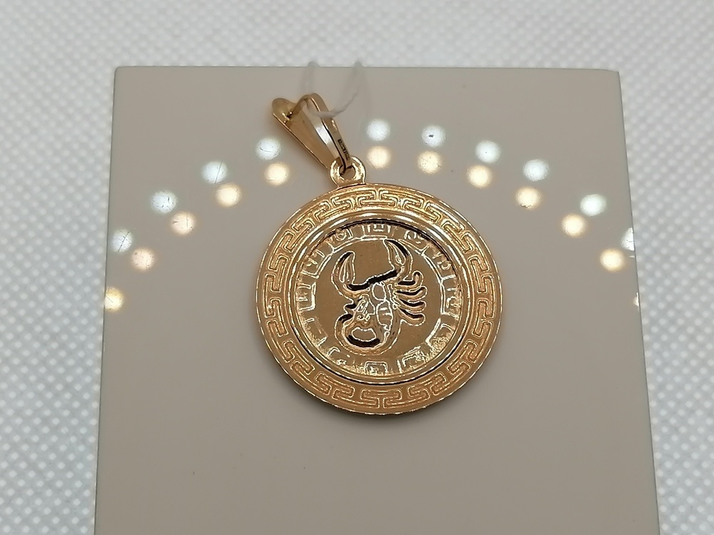 ПОДВЕСКА ЗНАК ЗОДИАКА СКОРПИОН (Au 585)