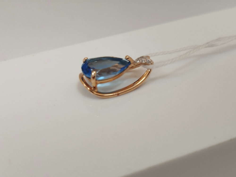 ПОДКМИ585 ПОДВЕСКА С КАМНЯМИ (Au 585)