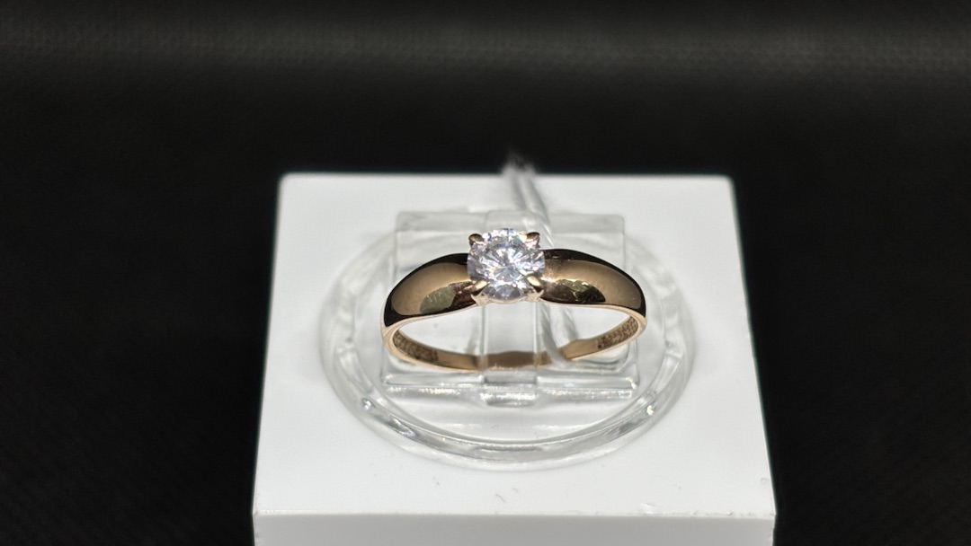 КОЛЬЦО С КАМНЕМ (Au 585)