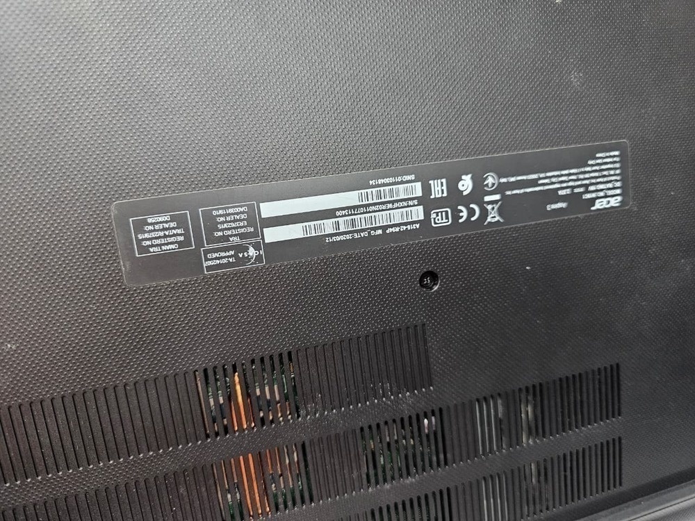 Ноутбук Acer aspire 3 n19c1; Ryzen 5 3500U, Radeon Vega 8, 4 Гб, 256 Гб, 1 Tb