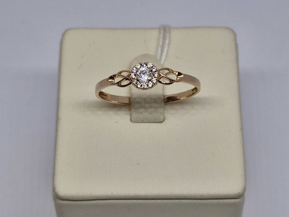 КОЛКМИ585 КОЛЬЦО С КАМНЯМИ (Au 585)