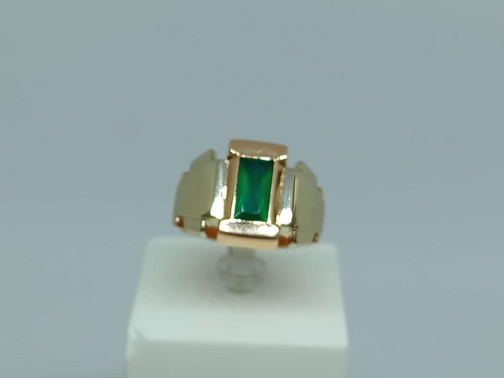 31-0312-О КОЛЬЦО ПЕЧАТКА с камнем (Au 585)