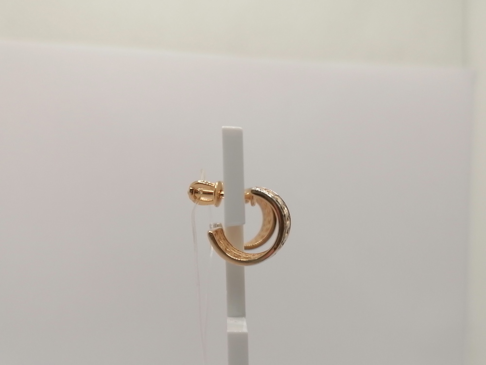 с5011 СЕРЬГИ С КАМНЯМИ (Au 585)