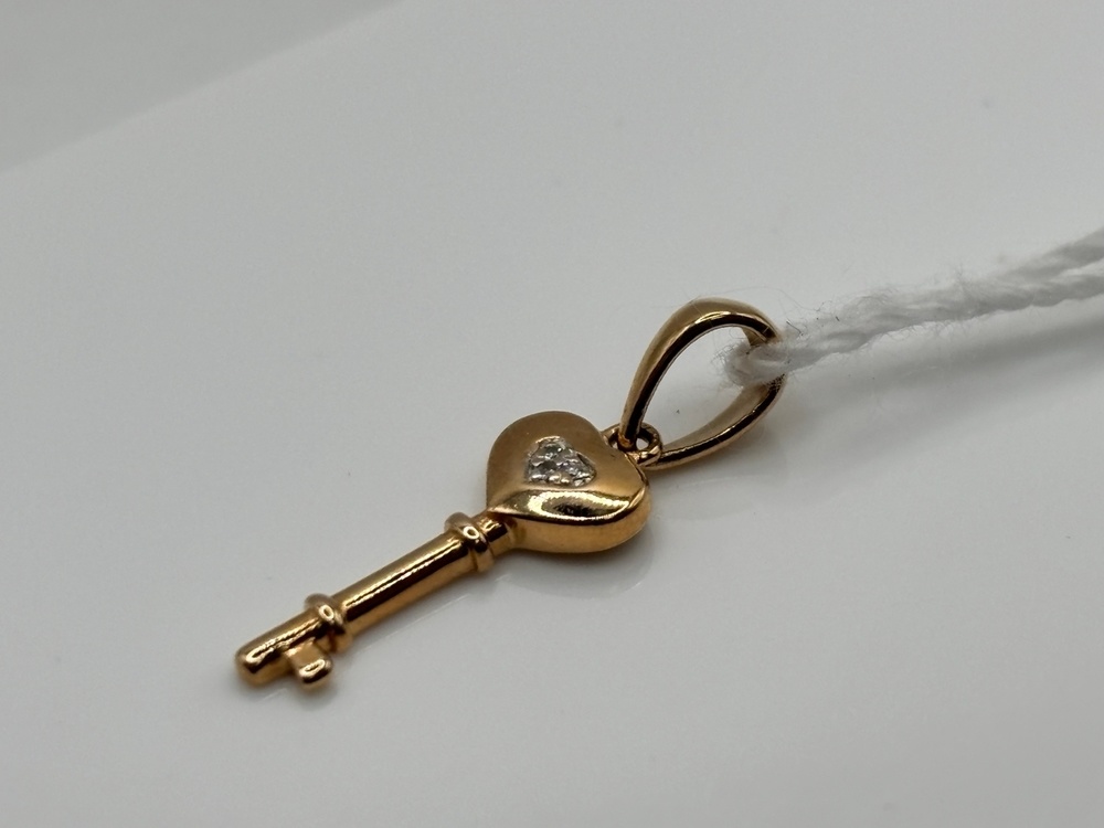 ПОДКМИ585 ПОДВЕСКА С КАМНЯМИ (Au 585)